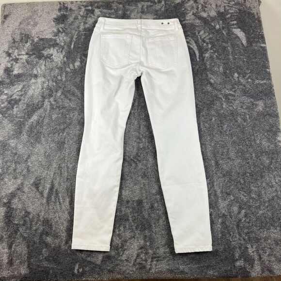 Cabi The Skinny Jeans White Women's 6 Mid Rise Stretch Spring 2022 NWT - Picture 10 of 13